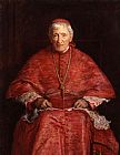 Cardinal Canvas Paintings - portrait of John Henry Cardinal Newman